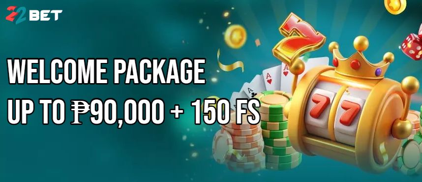 22Bet  Casino welcome package
