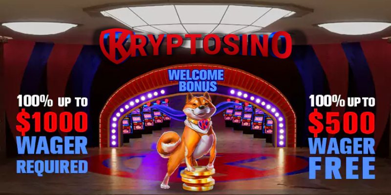 Kryptosino Casino Welcome Bonus